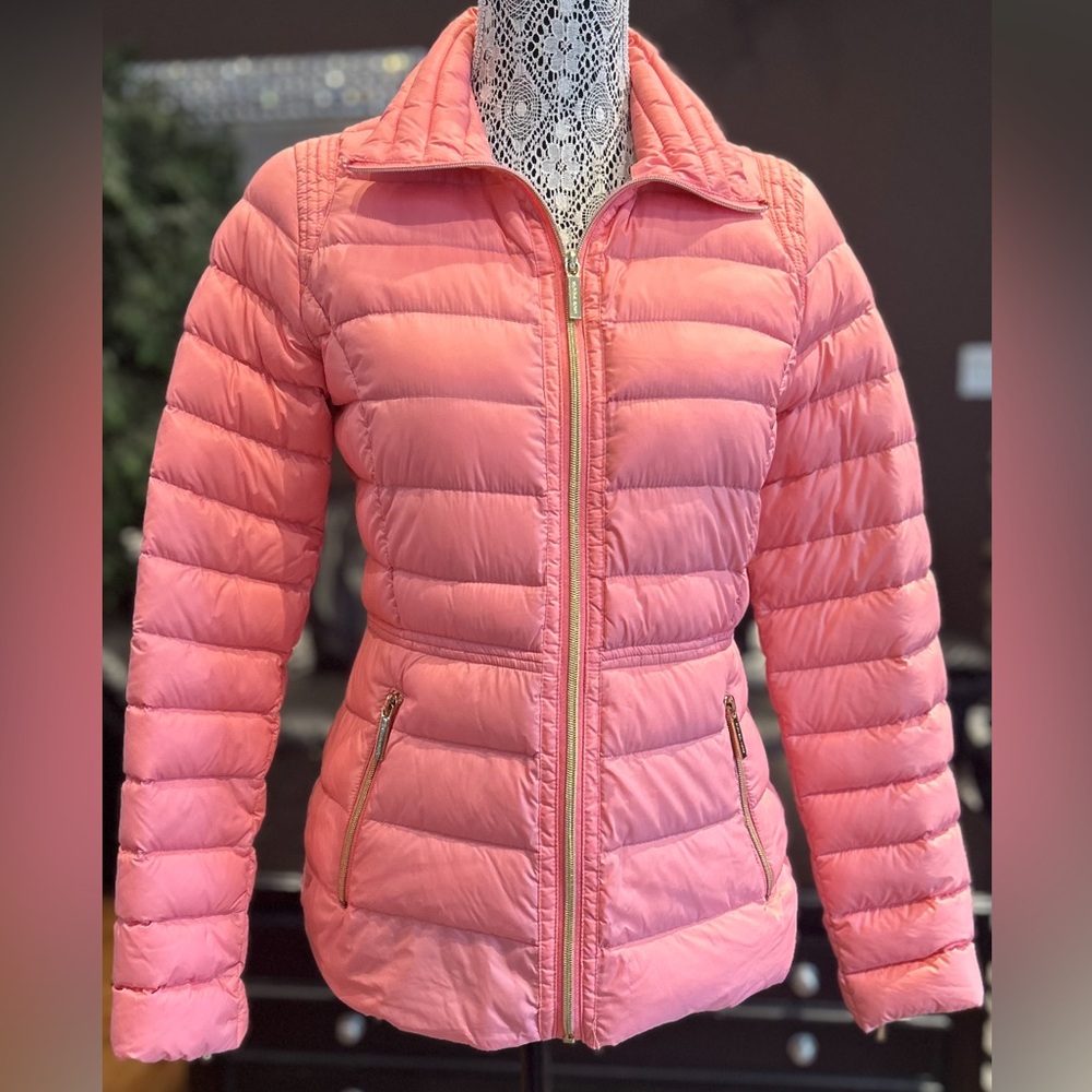 Michael Kors Packable Downfill Puffer Jacket - Picture 2 of 10